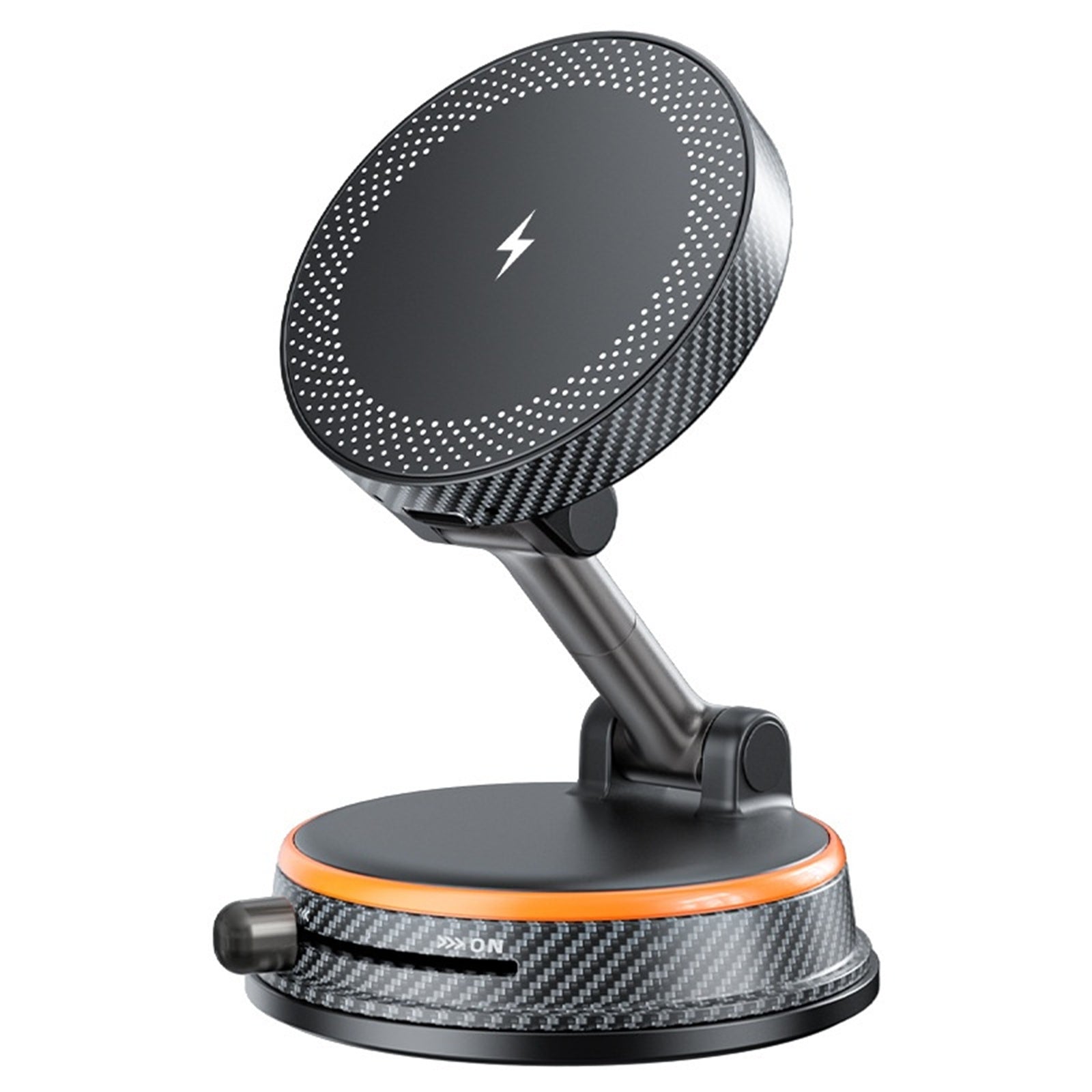 Magnetic wireless car charger mount, 15W, clean product shot
