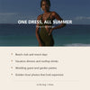 Occasions to wear the maxi dress: beach club, vacation dinners, wedding guest and garden parties