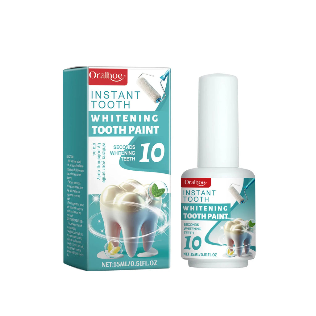 Teeth Whitening Paint Kit Remove Tooth Pigments Stains Brightening Polishing Bleaching Deep Cleaning Instant Oral Hygiene Care