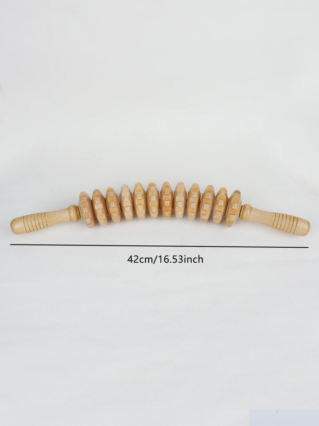 Wood Therapy Roller Gear Stick Massage Tool Cellulite Slimming Roller Massager Lymphatic Drainage Body Shaping Trigger Stick