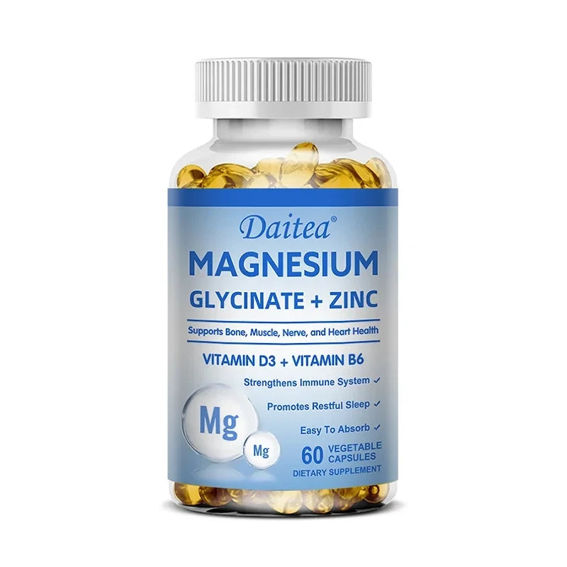 Magnesium and Zinc Supplement Capsules