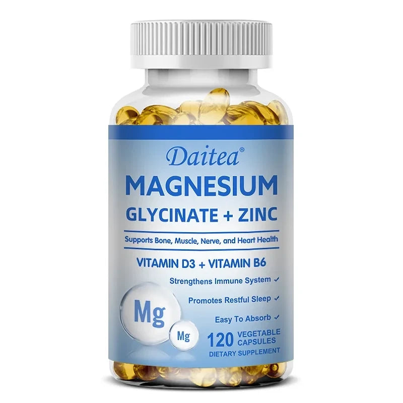 Magnesium and Zinc Supplement Capsules