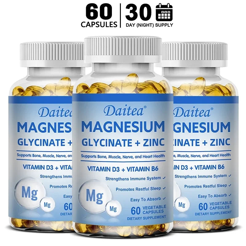 Magnesium and Zinc Supplement Capsules