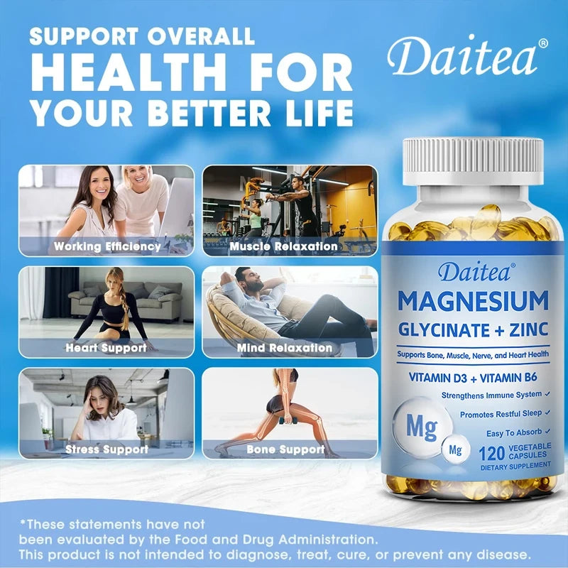 Magnesium and Zinc Supplement Capsules