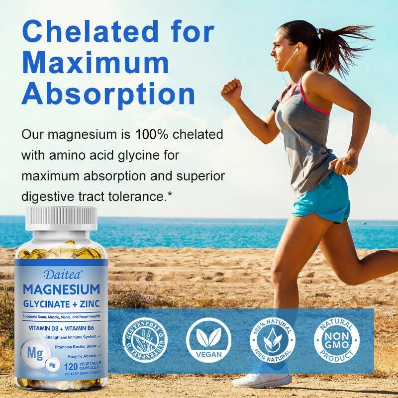Magnesium and Zinc Supplement Capsules