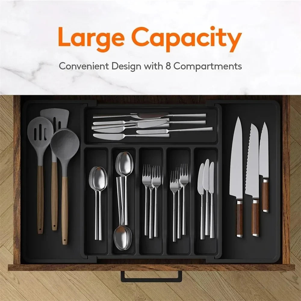 Adjustable Drawer Dividers - Expandable Home Organizer