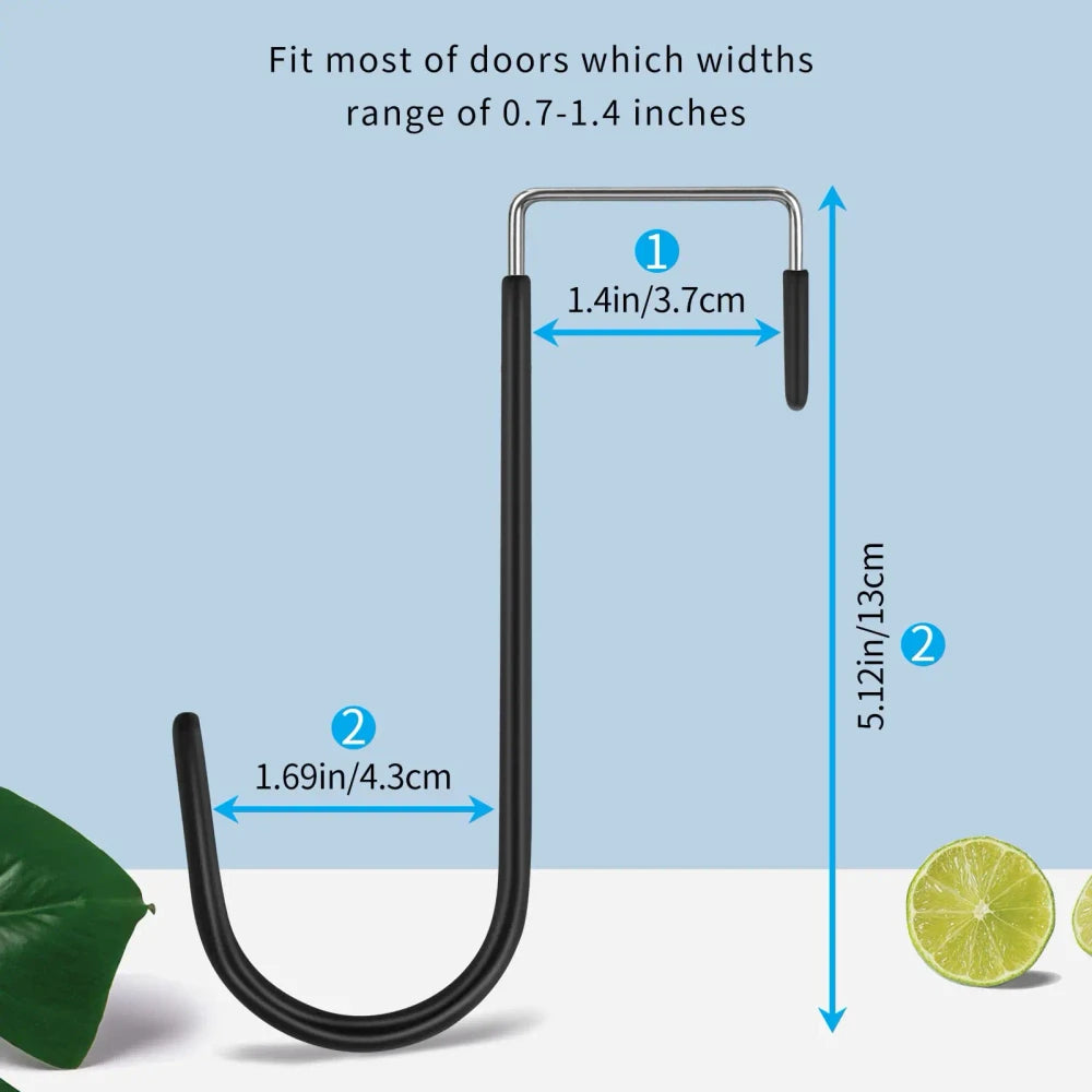 Over the Door Hooks - No-Drill Door Organizer