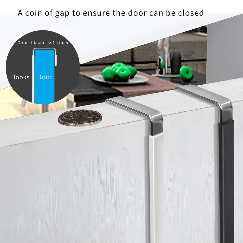 Over the Door Hooks - No-Drill Door Organizer