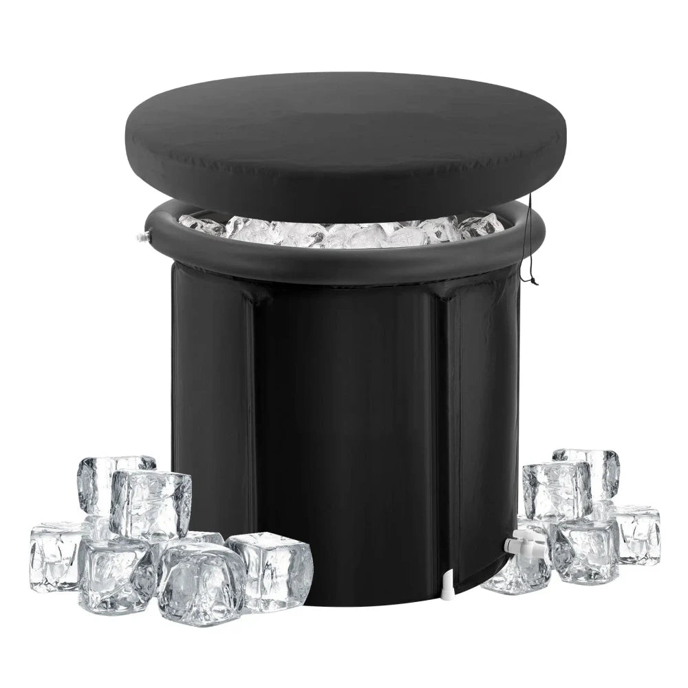 105 Gallons Ice Bath Cold Plunge Tub With Cover For Indoor Outdoor For Recovery, Cold Water Therapy, Athletes