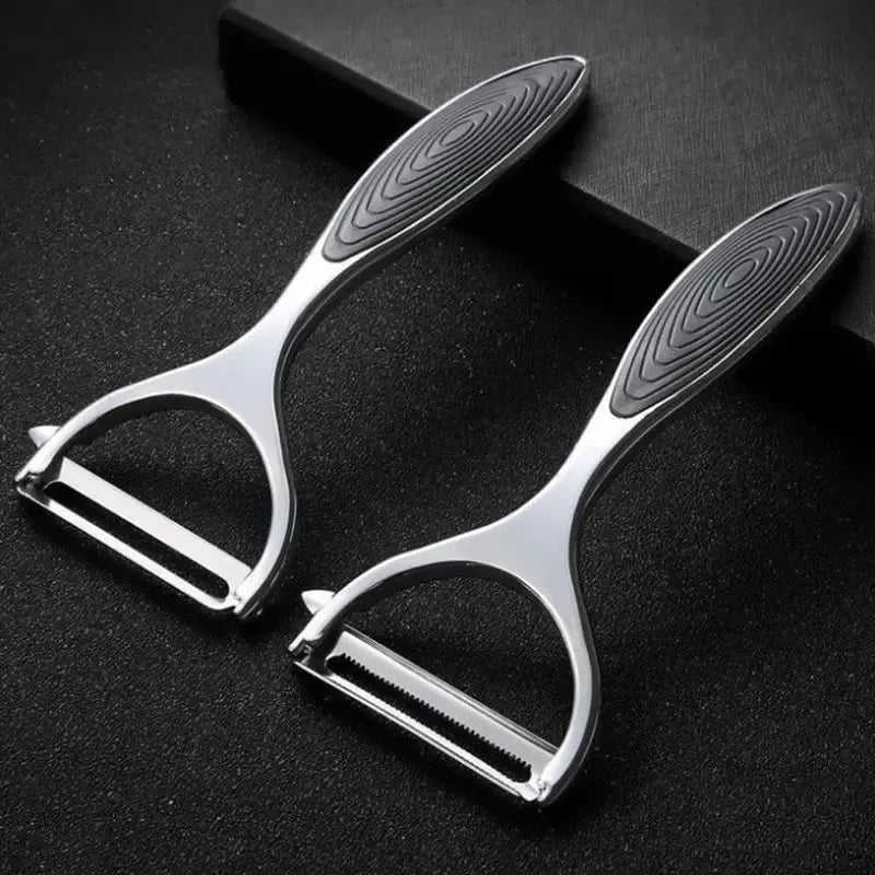 Vegetable Peeler Y-Shaped Stainless Steel – Ergonomic Non-Slip Grip Potato & Fruit Peeler, Dishwasher Safe Kitchen Tool