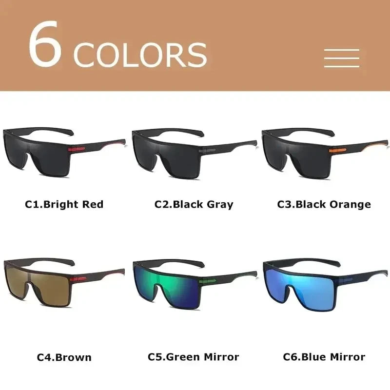Gafas de Sol Deportivas Shield Lente Espejo Tornasol UV400