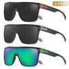 Gafas de Sol Deportivas Shield Lente Espejo Tornasol UV400