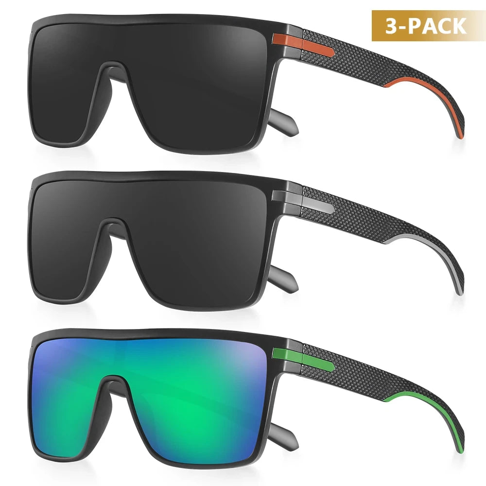 Gafas de Sol Deportivas Shield Lente Espejo Tornasol UV400