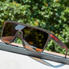 Gafas de Sol Deportivas Shield Lente Espejo Tornasol UV400