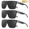 Gafas de Sol Deportivas Shield Lente Espejo Tornasol UV400