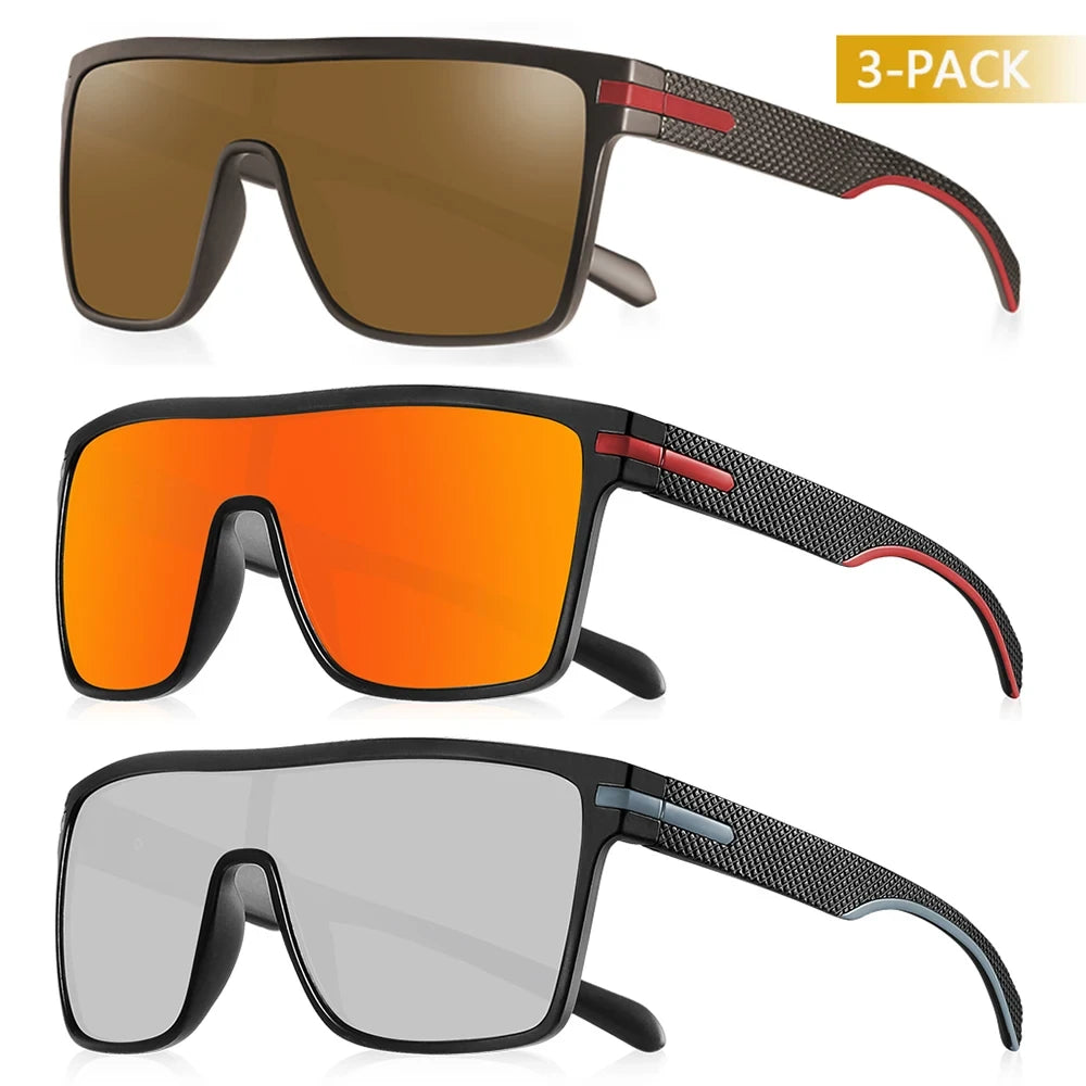 Gafas de Sol Deportivas Shield Lente Espejo Tornasol UV400