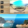 Gafas de Sol Deportivas Shield Lente Espejo Tornasol UV400
