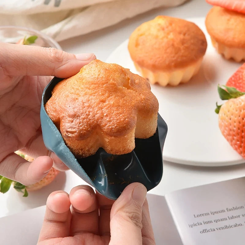 Reusable Silicone Muffin Molds (Pack of 12) - Non-Stick