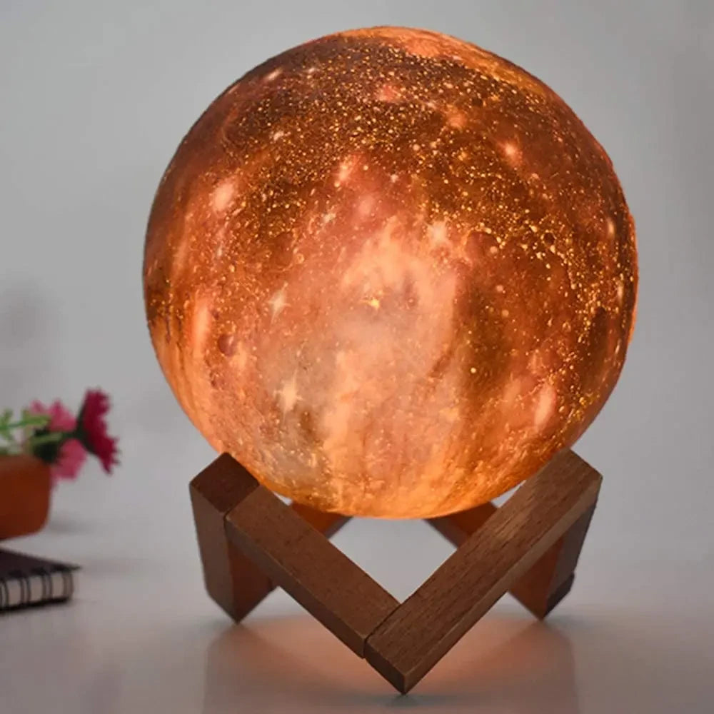 Lampara Luna Flotante que Levita y Gira - Decoracion LED