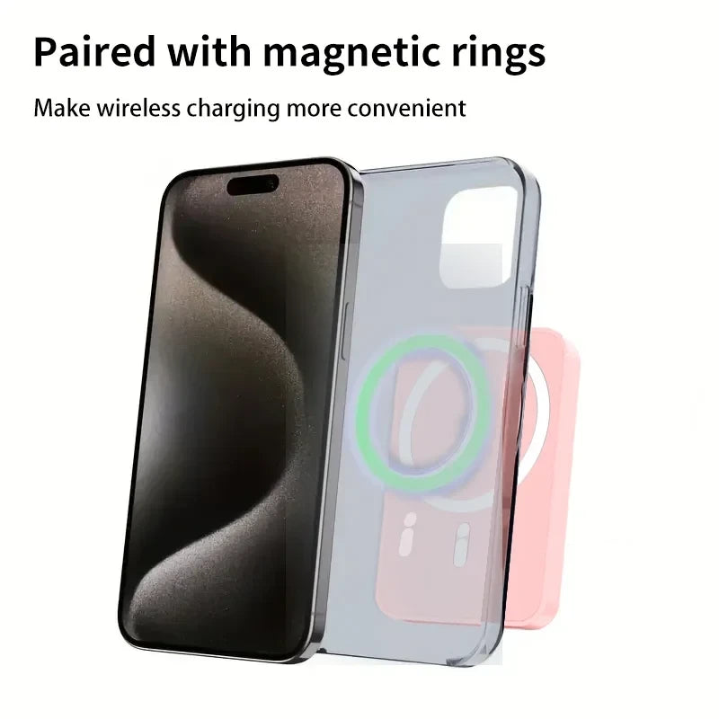 Magnetic Wireless Charger Car Mount Holder For 12 13 14 Pro Max MagSafe