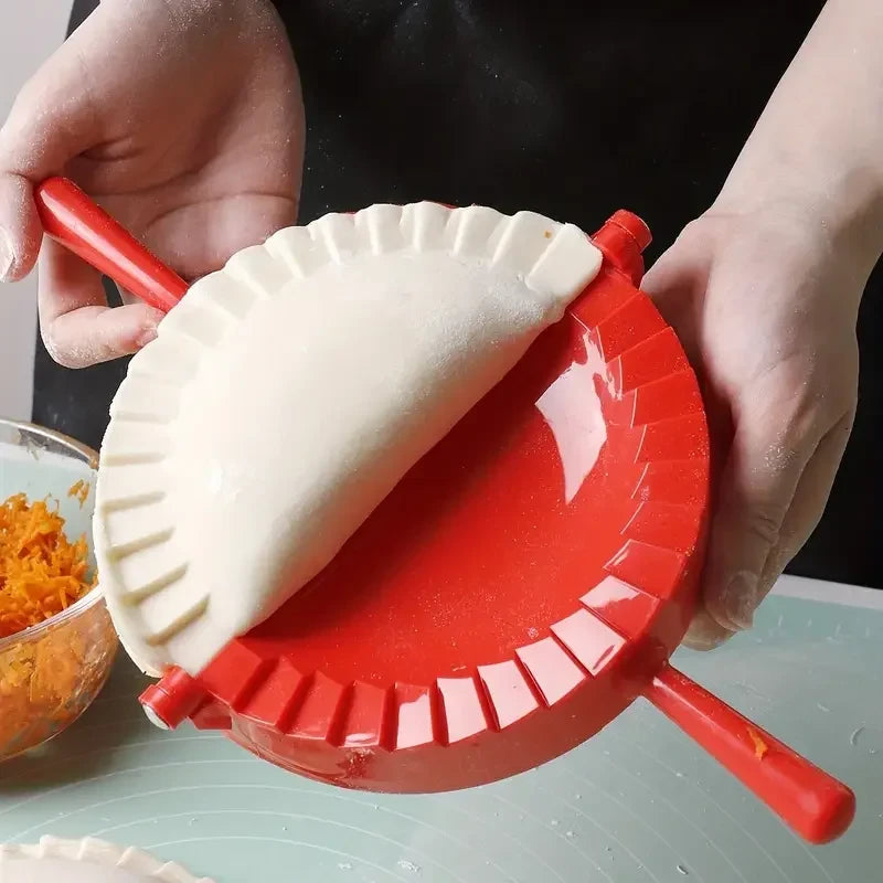 Prensa para Empanadas y Dumplings 2 en 1 – Molde Cortador y Sellador 6" | Empanada & Dumpling Press Maker