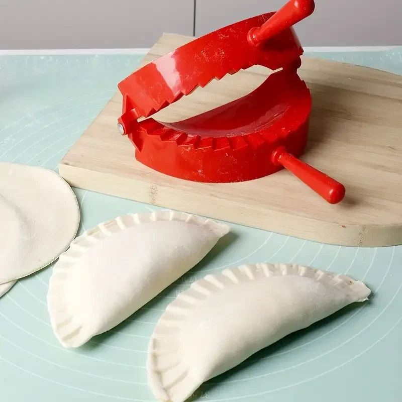 Prensa para Empanadas y Dumplings 2 en 1 – Molde Cortador y Sellador 6" | Empanada & Dumpling Press Maker