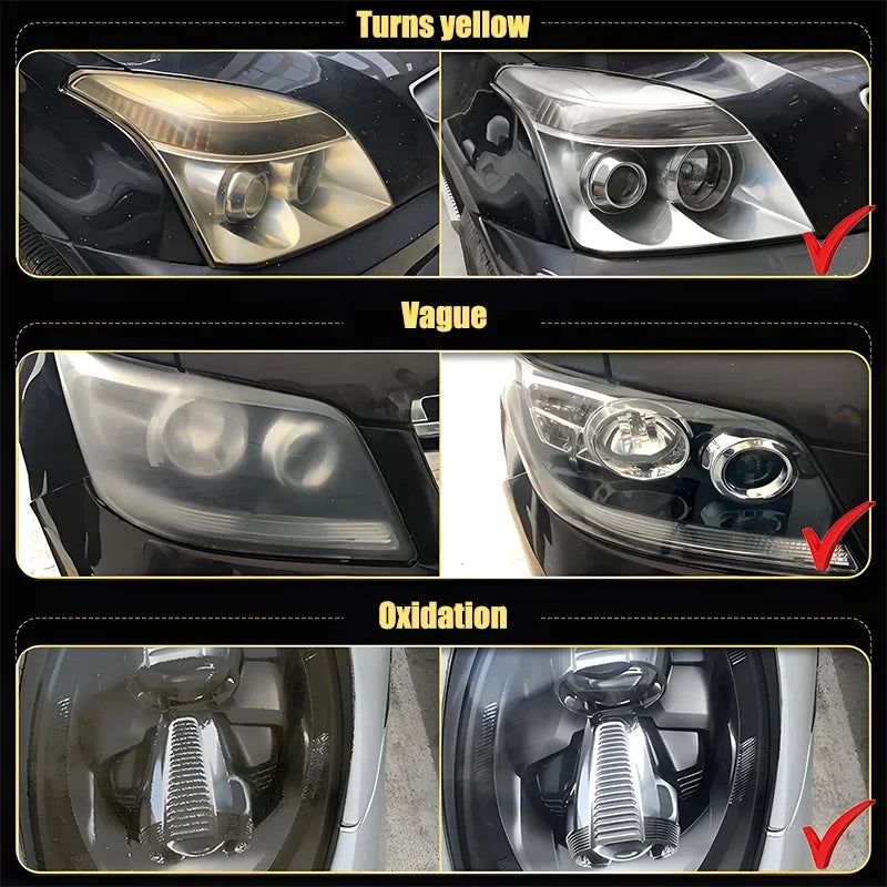Headlight Restorer - Crystal-Clear Headlights in One Wipe