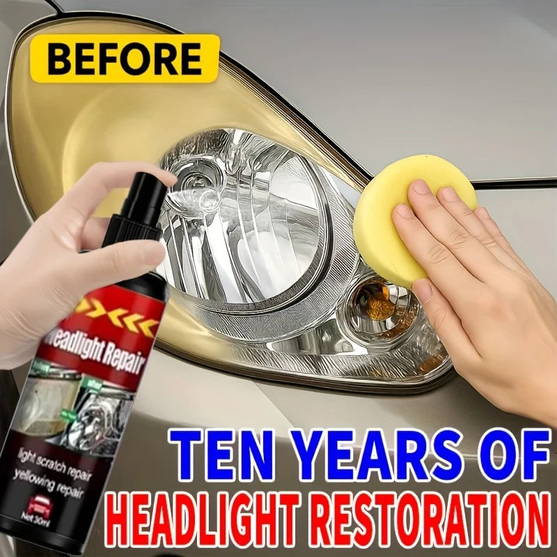 Headlight Restorer - Crystal-Clear Headlights in One Wipe