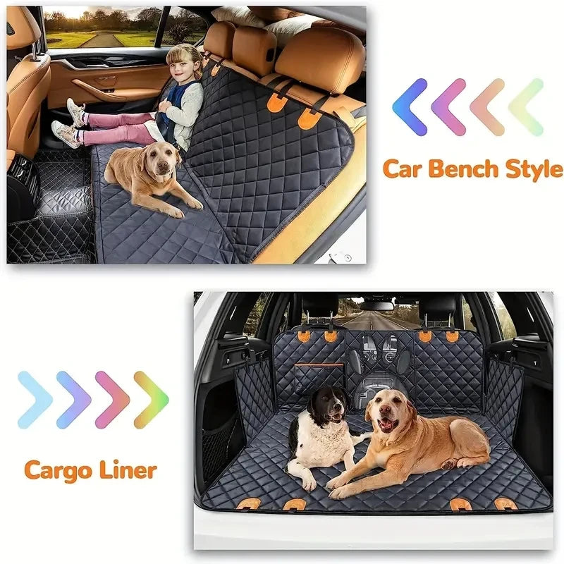 Hammock Dog Seat Cover — Waterproof & Non-Slip Car Seat Protector