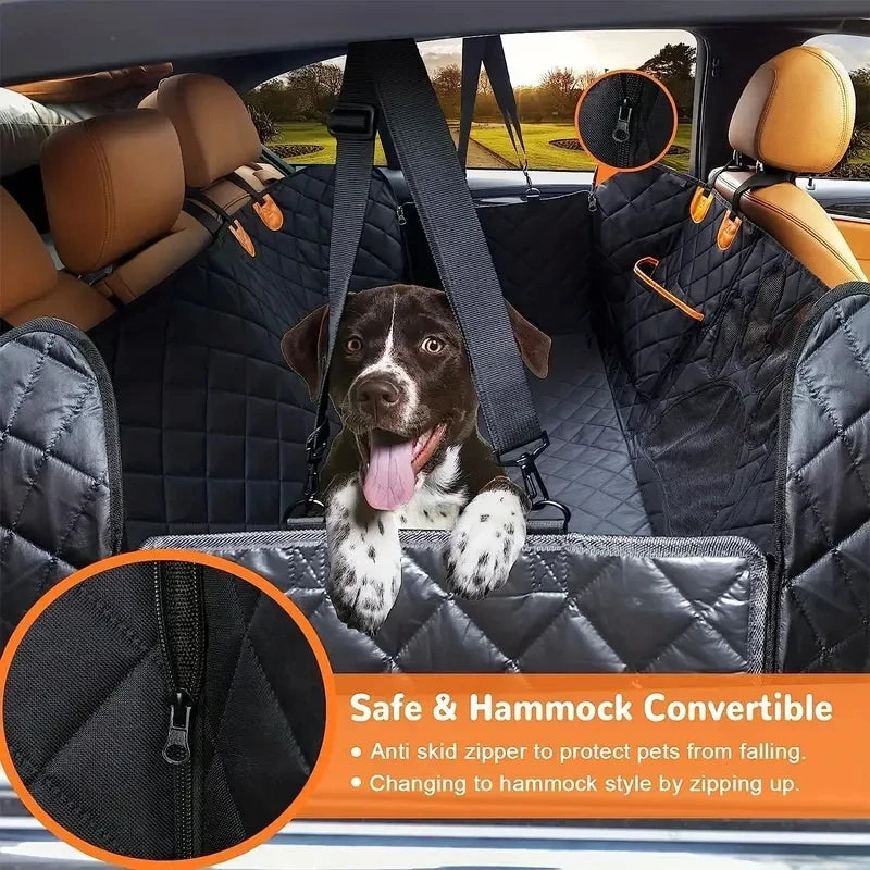 Hammock Dog Seat Cover — Waterproof & Non-Slip Car Seat Protector