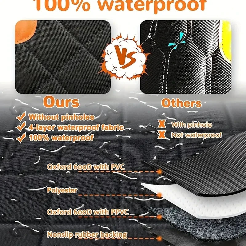 Hammock Dog Seat Cover — Waterproof & Non-Slip Car Seat Protector