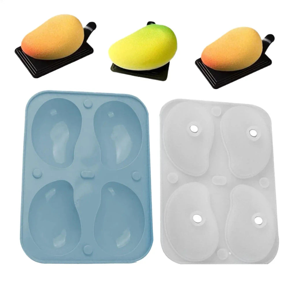 Molde de Silicona para Helado y Chocolate con Forma de Fruta