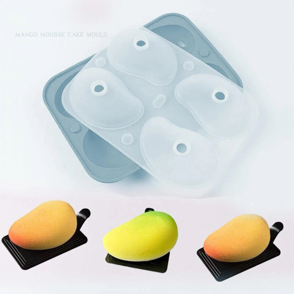 Molde de Silicona para Helado y Chocolate con Forma de Fruta