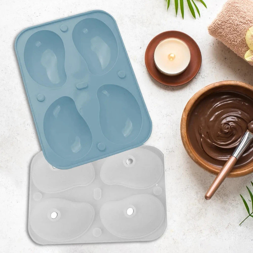 Molde de Silicona para Helado y Chocolate con Forma de Fruta