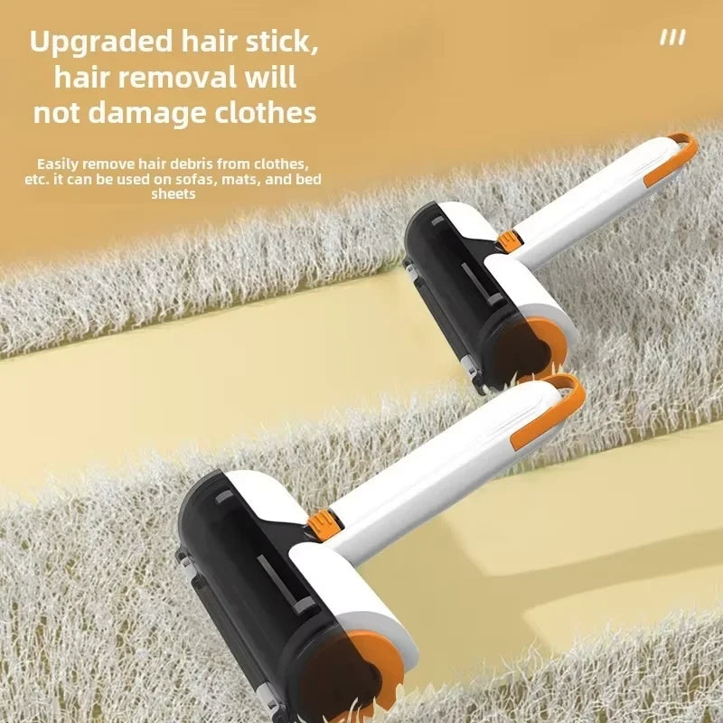 Reusable Pet Hair Remover Roller — Double-Sided, No Refills Needed (Dog & Cat, Couch & Car)