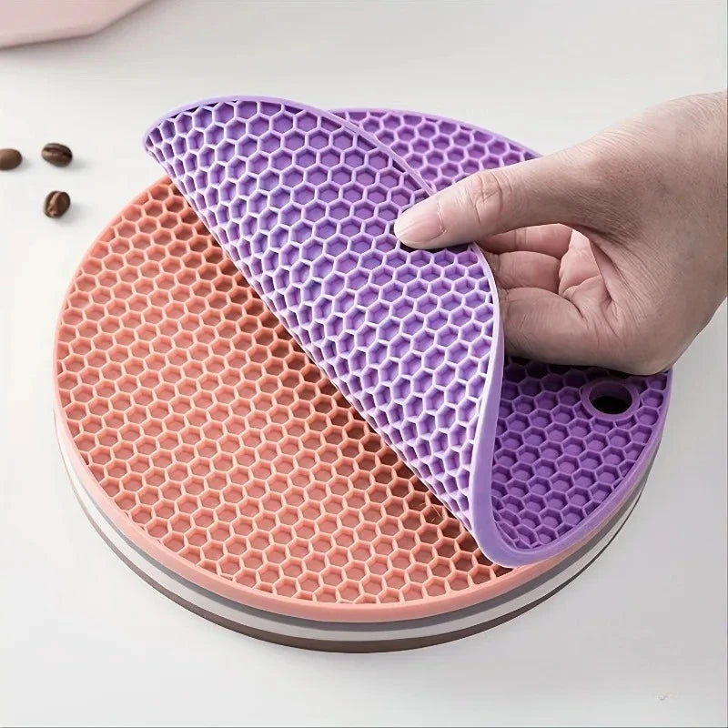Silicone Honeycomb Protective Mat — Multipurpose Non-Slip (240°C)