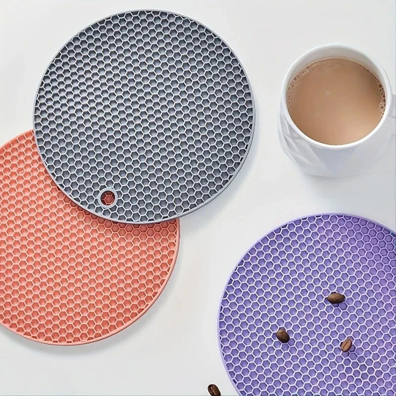 Silicone Honeycomb Protective Mat — Multipurpose Non-Slip (240°C)