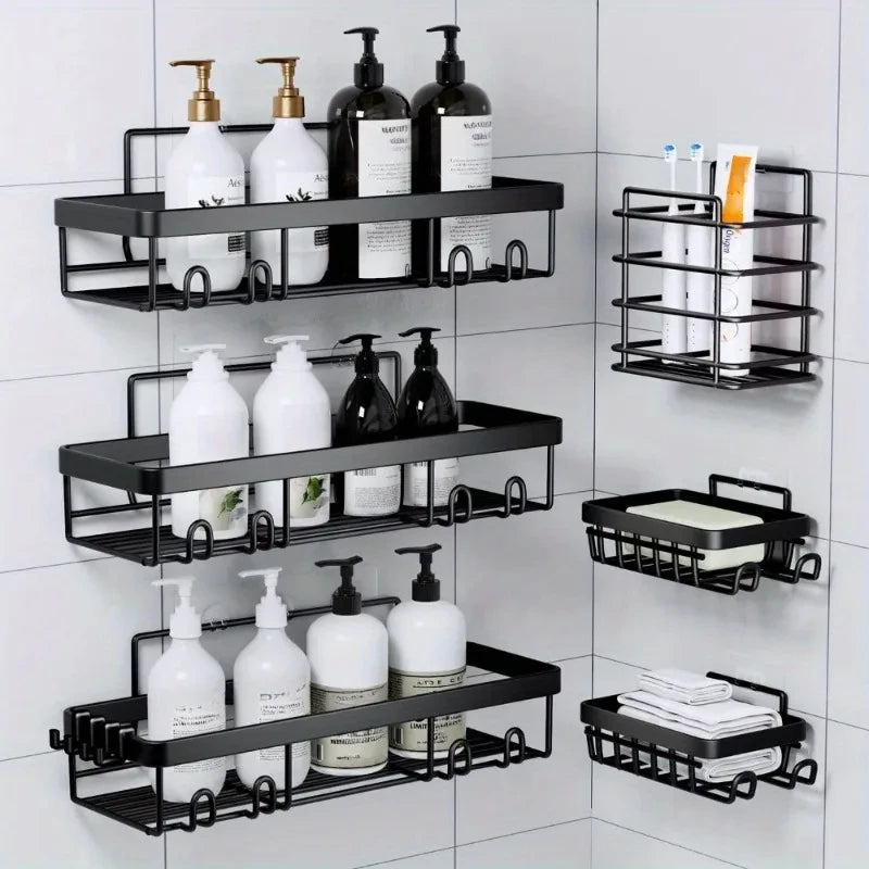 Adhesive Corner Shower Organizer - No Drilling Required