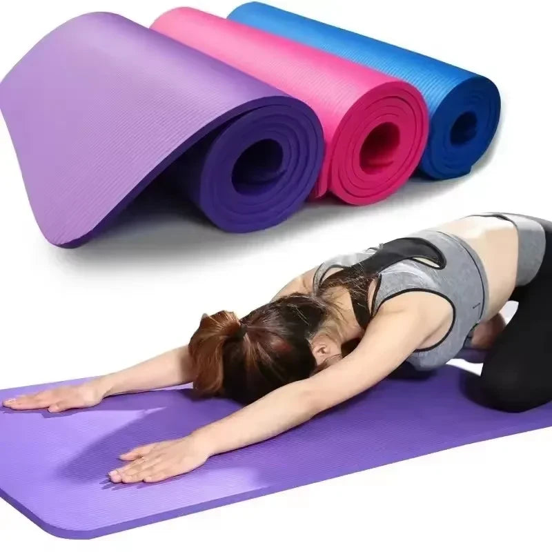 Esterilla de Yoga Antideslizante - Colchoneta Acolchada para Ejercicio