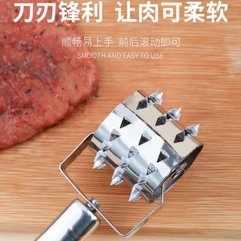 Ablandador de Carne de Rodillo con Agujas