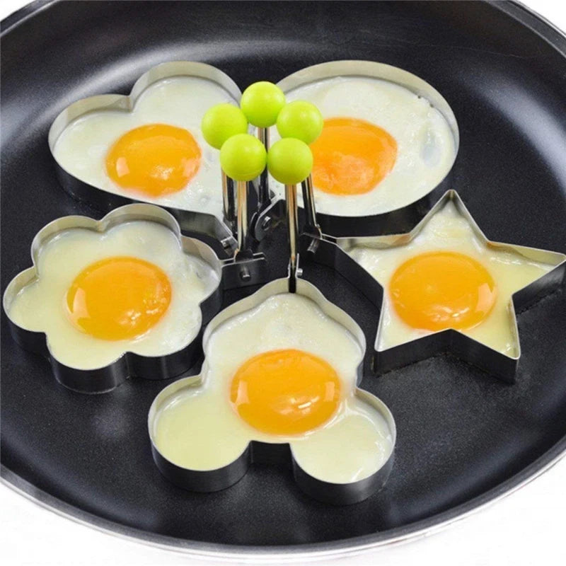 Cortador y Molde de Huevos con Formas Creativas