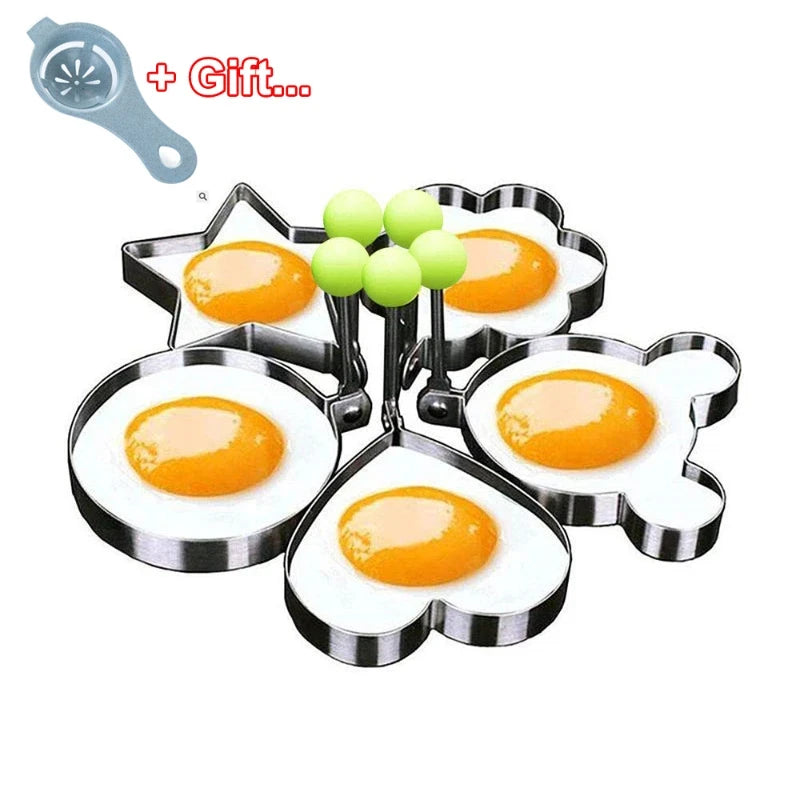 Cortador y Molde de Huevos con Formas Creativas