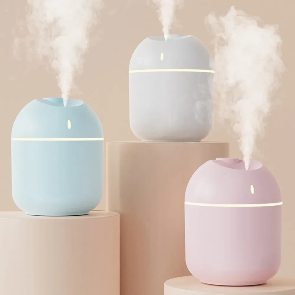 Humidificador de Niebla Fria Decorativo con Luz de Noche