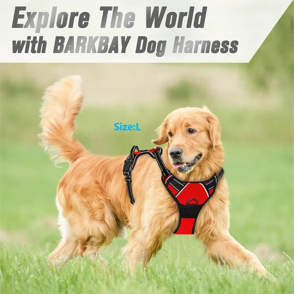 No-Pull Padded Dog Harness - Comfortable & Safe Walks