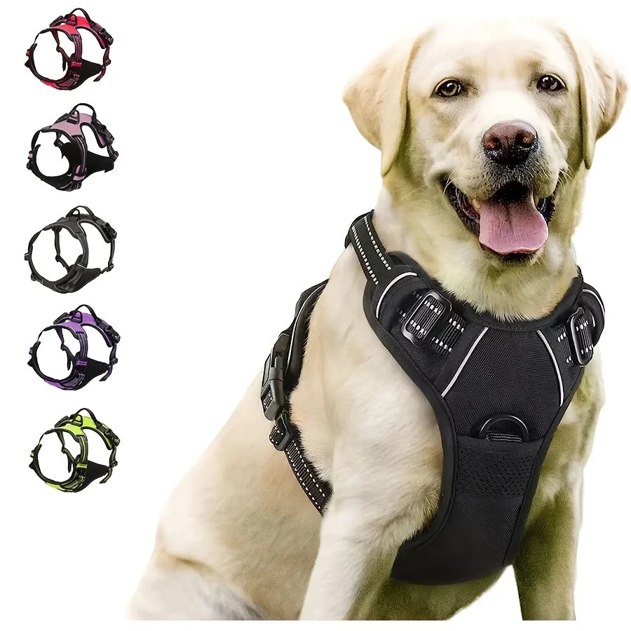 No-Pull Padded Dog Harness - Comfortable & Safe Walks