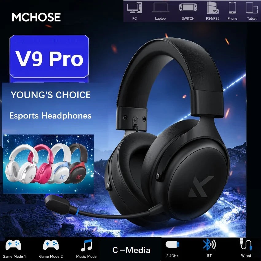 Auriculares Gaming Over-Ear con Sonido Envolvente e Inmersión Total