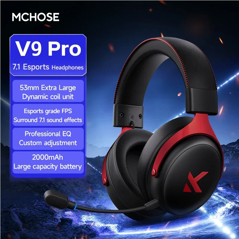 Auriculares Gaming Over-Ear con Sonido Envolvente e Inmersión Total