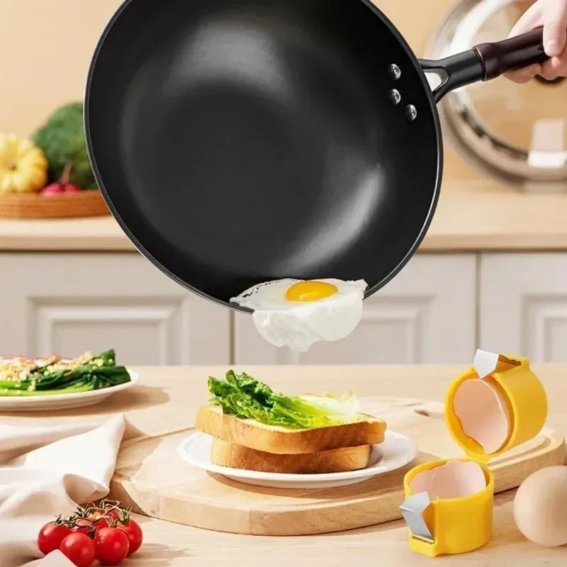 Cascador y Separador de Huevos de Mano | Separa Yema y Clara de un Apretón - Egg Cracker Separator