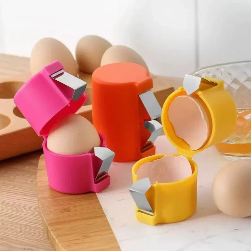 Cascador y Separador de Huevos de Mano | Separa Yema y Clara de un Apretón - Egg Cracker Separator