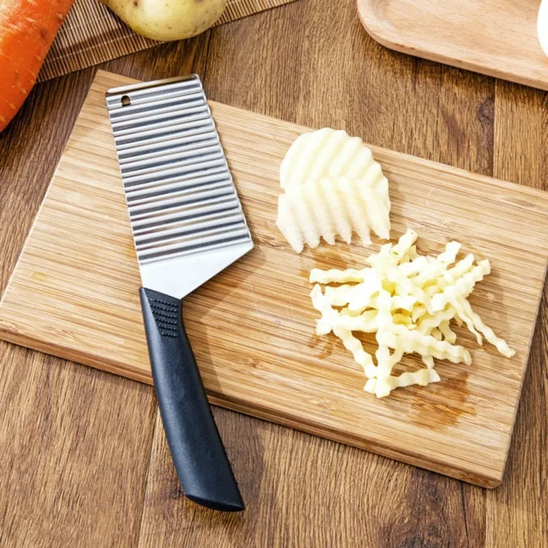 Cortador Ondulado de Verduras — Rebanador en Zigzag
